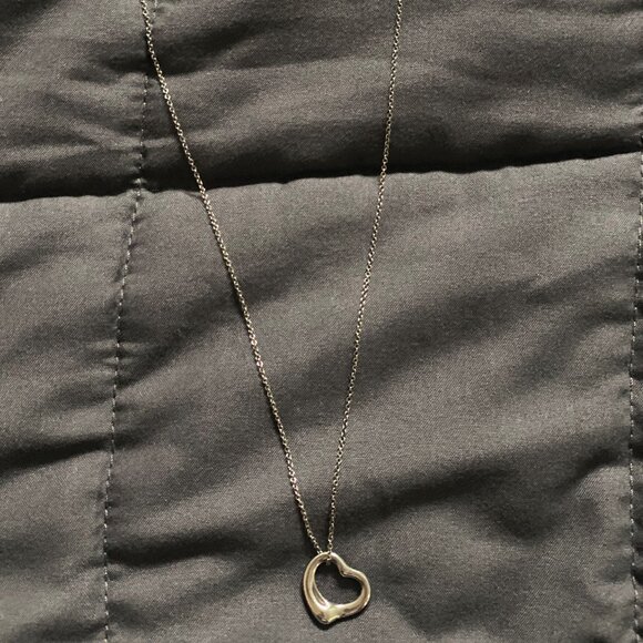 Authentic Tiffany & Co Silver Heart Necklace - Picture 2 of 3